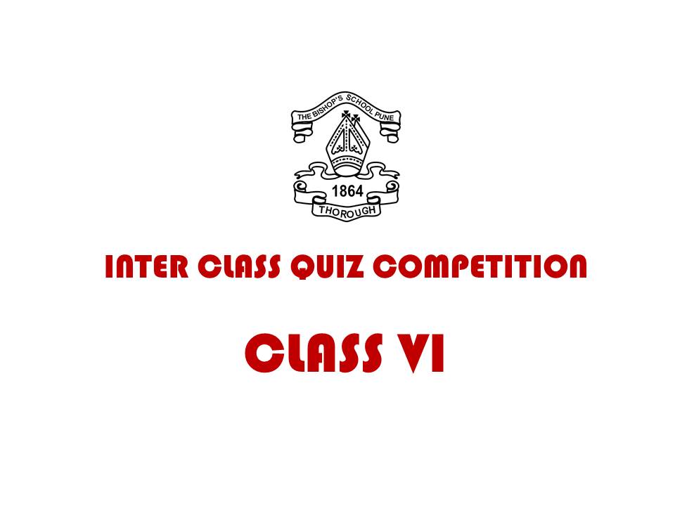 INTER-CLASS QUIZ  FOR CLASS 6- Click on the Image